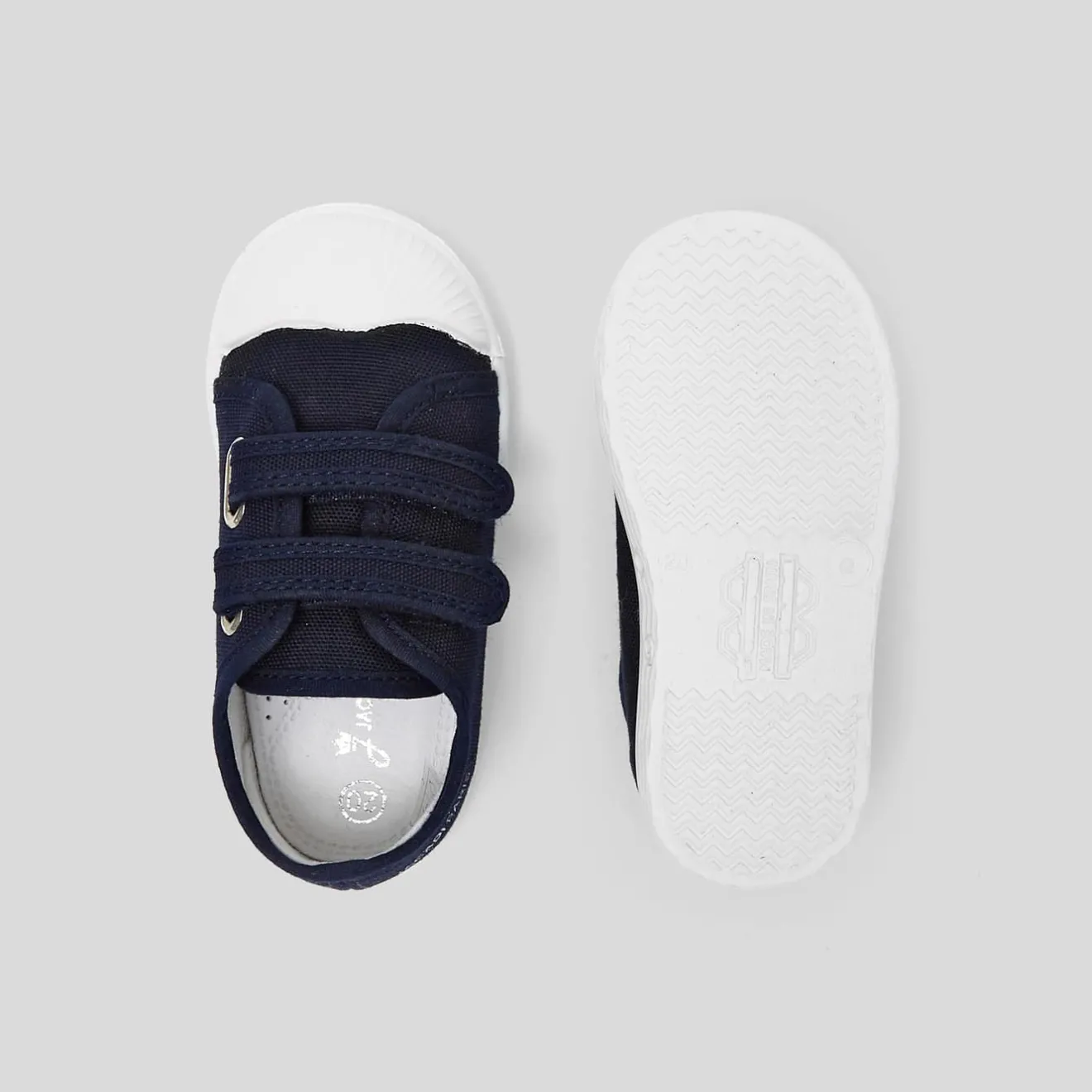 Tennis En Toiles|Baskets Et Tennis-Jacadi Tennis bébé garçon en toile - marine MARINE JACADI