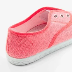 Chaussures En Toiles|Baskets Et Tennis-Jacadi Tennis en toile enfant fille - rose ROSE JACADI