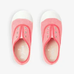 Chaussures En Toiles|Baskets Et Tennis-Jacadi Tennis en toile enfant fille - rose ROSE JACADI