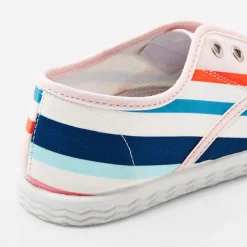 Chaussures En Toiles|Baskets Et Tennis-Jacadi Tennis en toile enfant fille - lore MULTICO