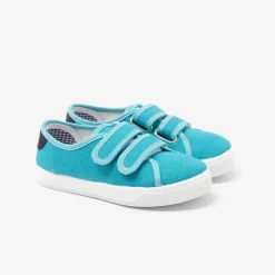 Tennis En Toiles|Baskets Et Tennis-Jacadi Tennis en toile enfant garçon - BLEU AQUA
