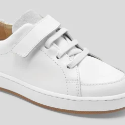 Baskets Et Tennis|Chaussures-Jacadi Tennis enfant en cuir lisse - blanc BLANC JACADI