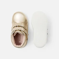 Baskets Et Tennis-Jacadi Tennis montantes bébé fille - OR