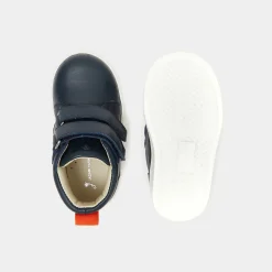 Baskets Et Tennis-Jacadi Tennis montantes bébé garçon en cuir lisse - marine MARINE JACADI