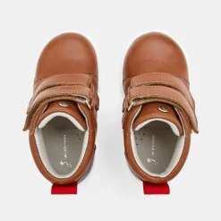 Baskets Et Tennis-Jacadi Tennis montantes bébé garçon en cuir lisse - NATUREL