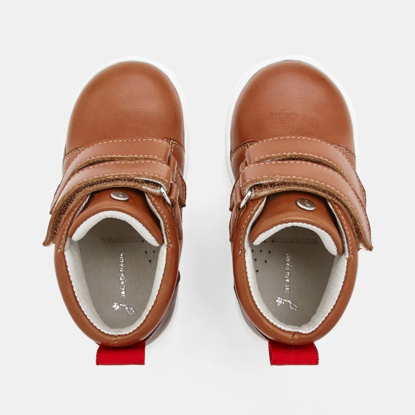 Baskets Et Tennis-Jacadi Tennis montantes bébé garçon en cuir lisse - NATUREL