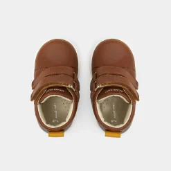 Baskets Et Tennis-Jacadi Tennis montantes bébé garçon en cuir lisse - NATUREL