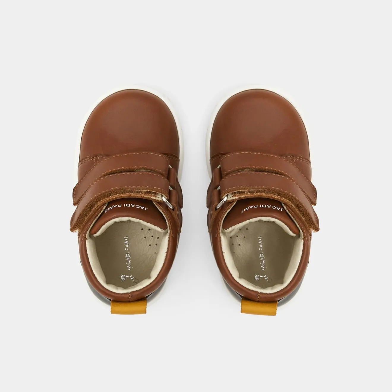 Baskets Et Tennis-Jacadi Tennis montantes bébé garçon en cuir lisse - NATUREL