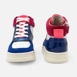 Baskets Et Tennis|Chaussures-Jacadi Tennis montantes enfant fille - MARINE/BLANC