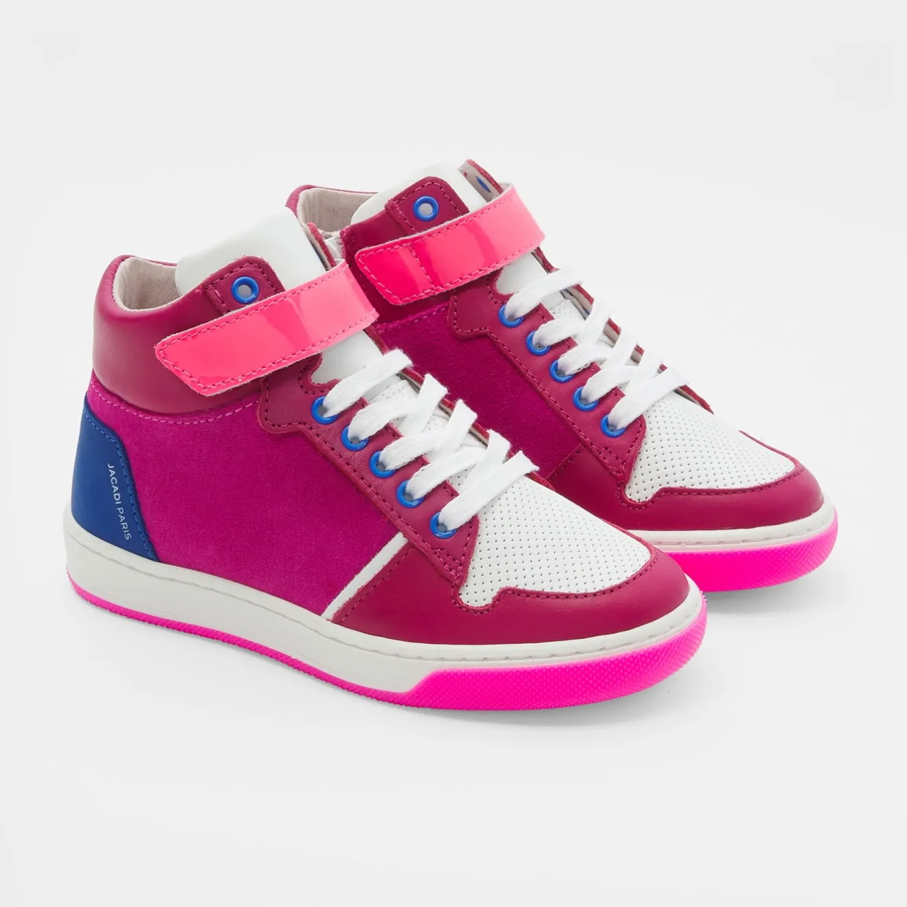 Baskets Et Tennis|Chaussures-Jacadi Tennis montantes enfant fille - ROSE