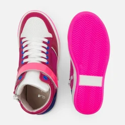 Baskets Et Tennis|Chaussures-Jacadi Tennis montantes enfant fille - ROSE