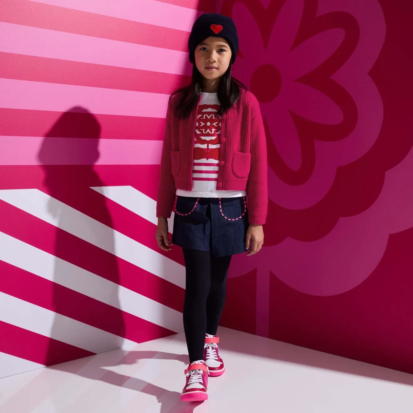 Baskets Et Tennis|Chaussures-Jacadi Tennis montantes enfant fille - ROSE