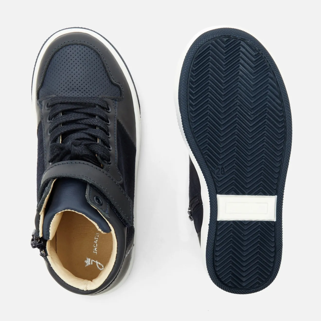 Baskets Et Tennis|Chaussures-Jacadi Tennis montantes enfant garçon - marine MARINE JACADI