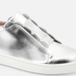 Baskets Et Tennis|Chaussures-Jacadi Tennis sans-gène enfant fille - ARGENT