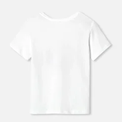 T-Shirt, Polo Et Sous-Pull-Jacadi T-shirt enfant fille manches courtes - blanc BLANC JACADI