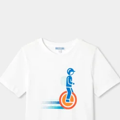 T-Shirt, Polo Et Sous-Pull-Jacadi T-shirt enfant garçon imprimé - blanc BLANC JACADI