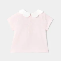 T-Shirt Et Polo-Jacadi T-shirt manches courtes bébé fille - rose poudre ROSE POUDRE JACADI