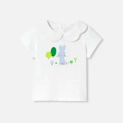 T-Shirt Et Polo-Jacadi T-shirt manches courtes bébé fille - blanc BLANC JACADI