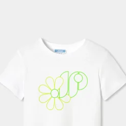 T-Shirt, Polo Et Sous-Pull-Jacadi T-shirt manches courtes enfant fille - blanc BLANC JACADI