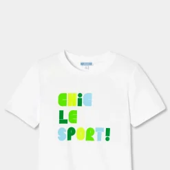 T-Shirt, Polo Et Sous-Pull-Jacadi T-shirt manches courtes enfant - blanc BLANC JACADI