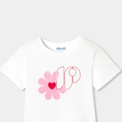 T-Shirt, Polo Et Sous-Pull-Jacadi T-shirt manches courtes enfant fille - blanc BLANC JACADI