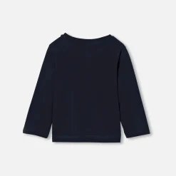 T-Shirt Et Polo-Jacadi T-shirt manches longues bébé garçon - marine MARINE JACADI