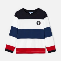 T-Shirt, Polo Et Sous-Pull-Jacadi T-shirt manches longues enfant garçon - lore BLANC/MULTICO