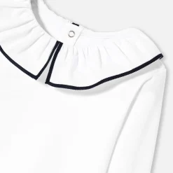 T-Shirt, Polo Et Sous-Pull-Jacadi T-shirt manches longues enfant fille - blanc BLANC JACADI