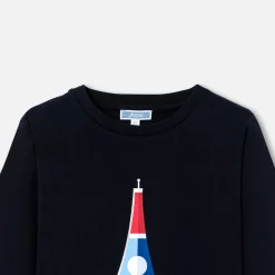 T-Shirt, Polo Et Sous-Pull-Jacadi T-shirt manches longues enfant garçon - marine MARINE JACADI