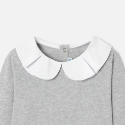 T-Shirt, Polo Et Sous-Pull-Jacadi T-shirt manches longues enfant fille - gris chine clair GRIS CHINE CLAIR JACADI