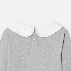 T-Shirt, Polo Et Sous-Pull-Jacadi T-shirt manches longues enfant fille - gris chine clair GRIS CHINE CLAIR JACADI