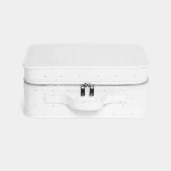 Sac À Langer, Trousse De Toilette|Sac À Langer Et Trousses De Toilette-Jacadi Valise bébé coton - blanc doux BLANC DOUX JACADI