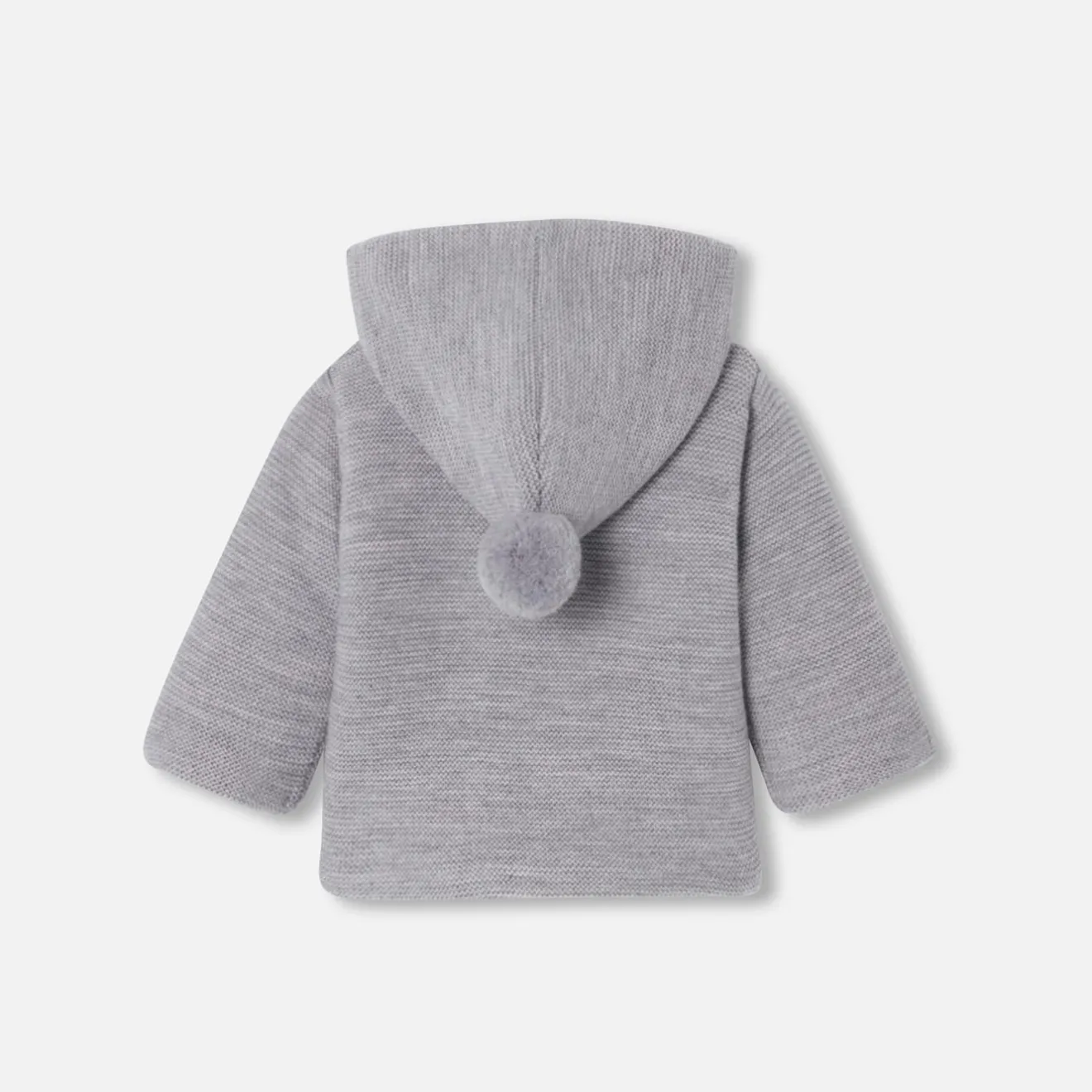 Manteaux, Vestes Et Combi Pilote|Manteaux, Vestes Et Combi Pilote-Jacadi Veste burnous en tricot bébé - gris chine clair GRIS CHINE CLAIR JACADI