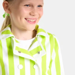 Manteau, Doudoune Et Veste-Jacadi Veste courte enfant fille - BLANC/VERT
