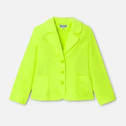 Manteau, Doudoune Et Veste-Jacadi Veste enfant fille en tissu technique - VERT FLUO