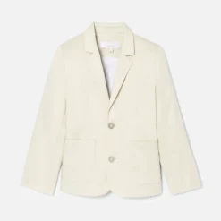 Manteau, Doudoune Et Veste-Jacadi Veste enfant garçon en satin de coton - BLANC CASSE