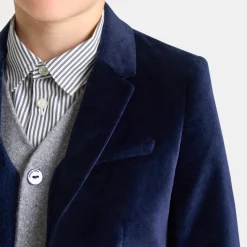 Manteau, Doudoune Et Veste-Jacadi Veste enfant garçon en velours - marine MARINE JACADI